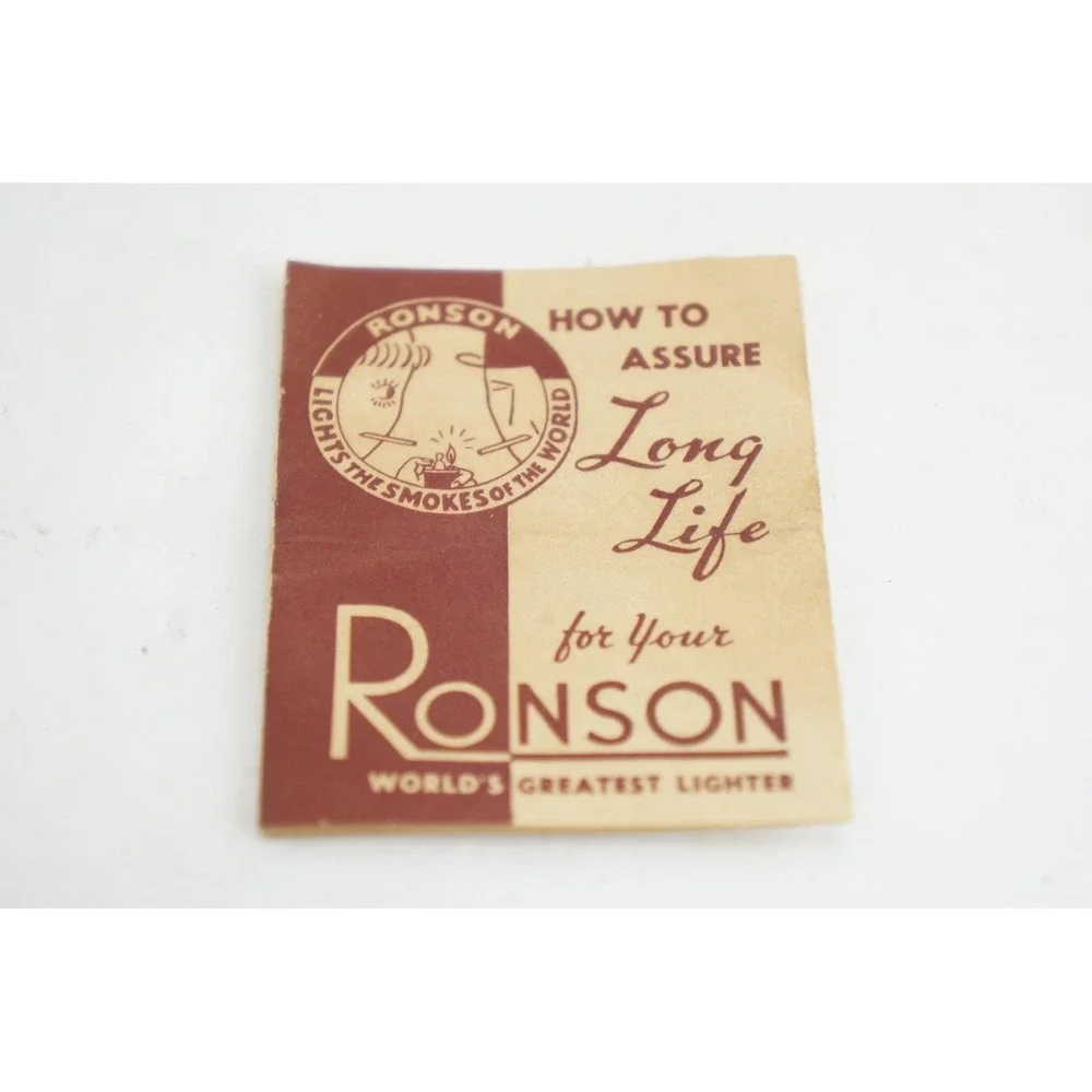 Ronson Princess Lighter Silver‎ Chromium Butler Monogrammed Fair